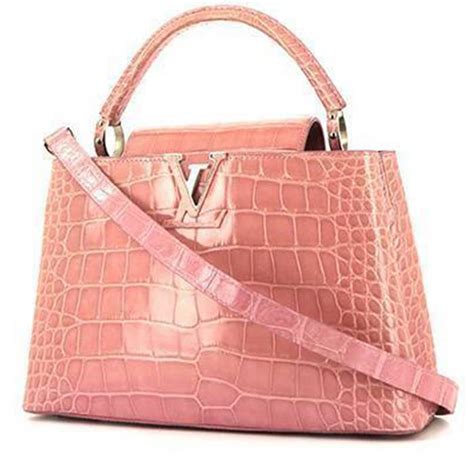 louis vuitton capucine rose|louis vuitton capucines crocodile.